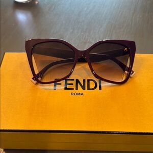 Fendi Purple Designer Sunglasses Luxury Accessories